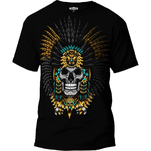 Sacerdote Azteca Caballero Raices Negro